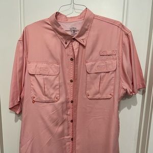 Red Head Fishing Shirt, short sleeve